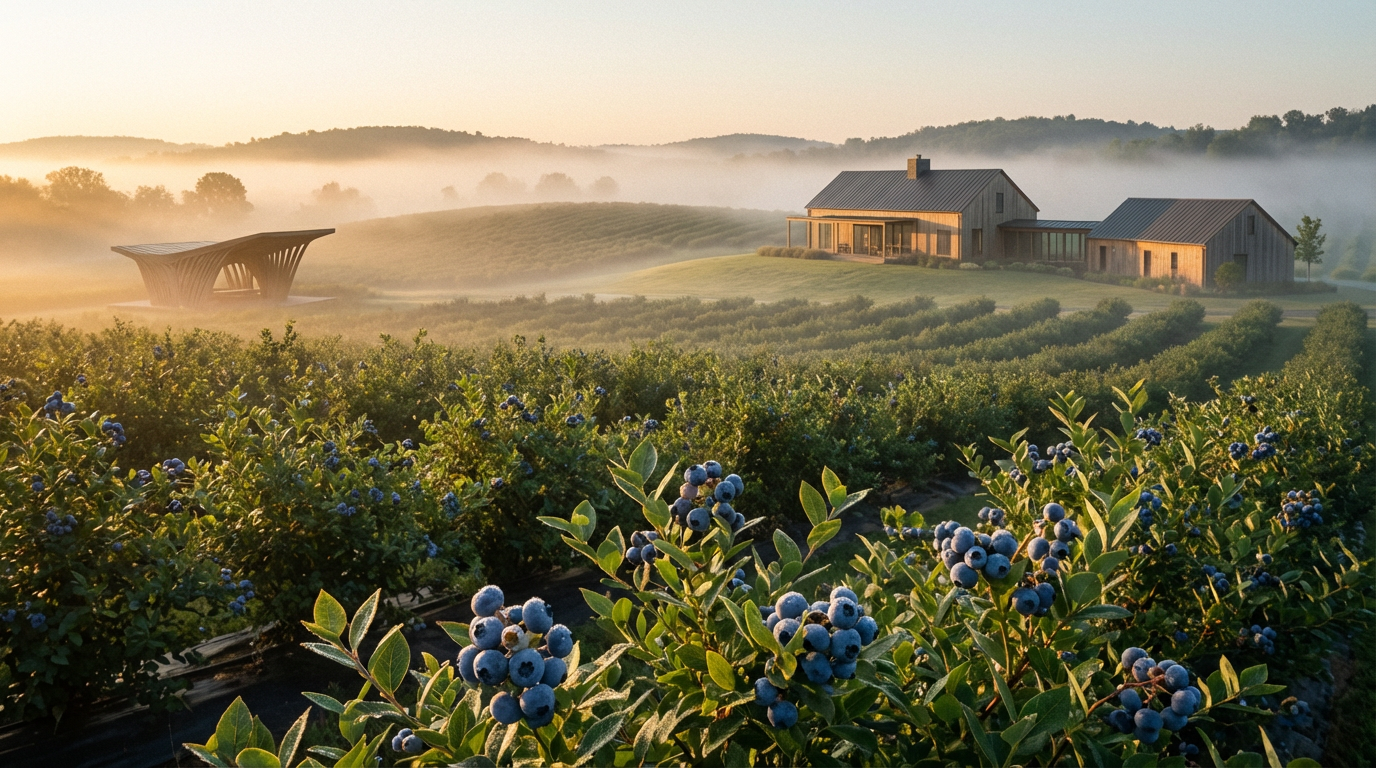 Historical blueberry field